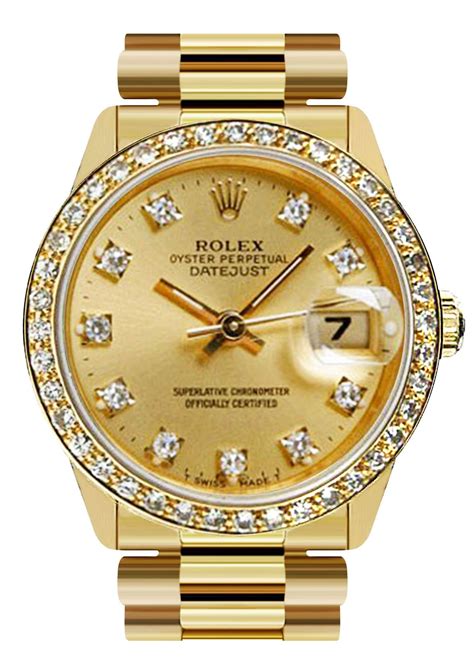 gold rolex watch for women